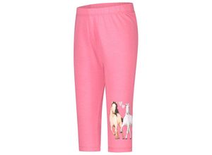 4061386340322 - SALT AND PEPPER - Capri-Leggings HORSE LOVE in aurora pink Gr98