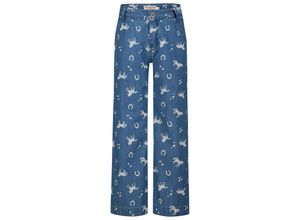 4061386340650 - SALT AND PEPPER - Jeans HORSES AOP in mid blue Gr134