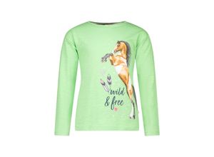 4061386348274 - SALT AND PEPPER - Langarmshirt WILD & FREE in apple green Gr110 116