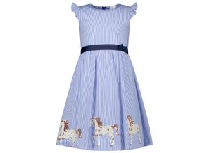 4061386351014 - SALT AND PEPPER - Kurzarmkleid HORSES & STRIPES in true navy Gr140