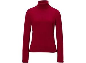 4061389088474 - Rollkragen-Pullover aus 100% Premium-Kaschmir Cashmere rot 38