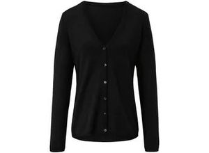 4061389097186 - Strickjacke tiefem V-Ausschnitt schwarz 44 4061389097186 - Strickjacke tiefem V-Ausschnitt schwarz 44