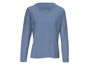 4061389097254 - Rundhals-Pullover aus Schurwolle und Kaschmir blau 44