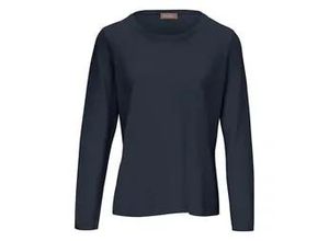 4061389097407 - Rundhals-Pullover aus Schurwolle und Kaschmir blau 42