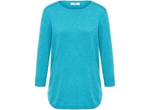 4061389098091 - Rundhals-Pullover aus Seide und Kaschmir Seide Kaschmir blau 46