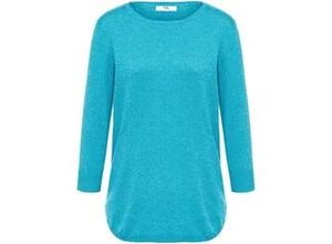 4061389098121 - Rundhals-Pullover aus Seide und Kaschmir Seide Kaschmir blau 52