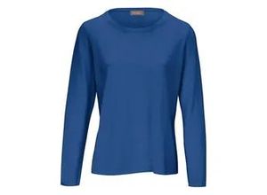 4061389111417 - Rundhals-Pullover aus Schurwolle und Kaschmir blau 40