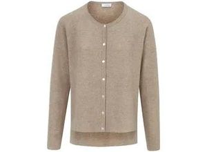 4061389182332 - Strickjacke aus 100% Schurwolle beige 40