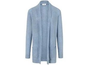 4061389193765 - Cardigan aus 100% Schurwolle blau 40