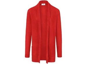 4061389193871 - Cardigan aus 100% Schurwolle rot 44