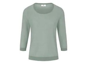 4061389194557 - Rundhals-Pullover aus 100% SUPIMA®-Baumwolle grün 50