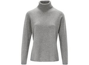 4061389225329 - Rollkragen-Pullover aus Schurwolle und Kaschmir grau 36