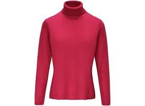 4061389225404 - Rollkragen-Pullover aus Schurwolle und Kaschmir pink 38