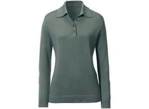 4061389228306 - Polo-Pullover Modell Pia Seide Kaschmir grün 36