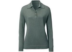 4061389228351 - Polo-Pullover Modell Pia Seide Kaschmir grün 46