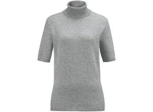 4061389229082 - Rollkragen-Pullover aus 100% Premium-Kaschmir Cashmere grau 38