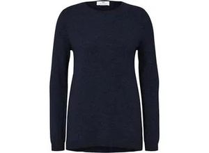 4061389232464 - Rundhals-Pullover aus 100% Premium-Kaschmir Cashmere blau 42