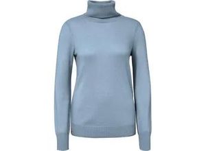 4061389232785 - Rollkragen-Pullover aus 100% Premium-Kaschmir Cashmere blau 36