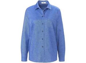 4061389285323 - Bluse Hemdkragen blau 38