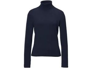 4061389316447 - Rollkragen-Pullover aus 100% Premium-Kaschmir Cashmere blau 38