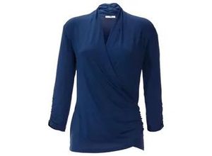 4061389323919 - V-Shirt 3 4 Arm blau 38