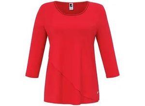 4061389324541 - Rundhals-Shirt 3 4-Arm rot 48
