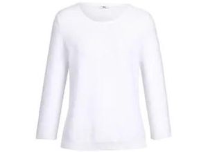 4061389327658 - Rundhals-Pullover 3 4-Arm weiss 46 4061389327658 - Rundhals-Pullover 3 4-Arm weiss 46