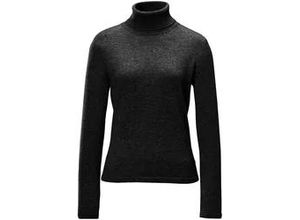 4061389336322 - Rollkragen-Pullover aus 100% Premium-Kaschmir Cashmere schwarz 36