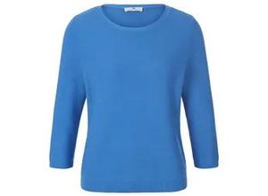 4061389361003 - Rundhals-Pullover 3 4-Arm blau 44