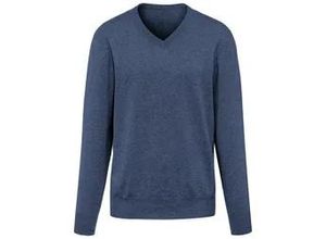 4061389400023 - V-Pullover aus 100% Premium-Kaschmir Cashmere blau 52