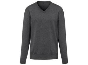 4061389403789 - V-Pullover aus 100% Premium-Kaschmir Cashmere grau 50