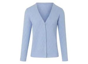 4061389504769 - Strickjacke aus 100% SUPIMA®-Baumwolle blau 38