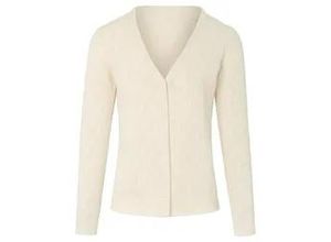 4061389504851 - Strickjacke aus 100% SUPIMA®-Baumwolle weiss 38