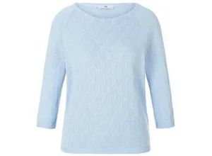 4061389509979 - Rundhals-Pullover aus 100% SUPIMA®-Baumwolle blau 40