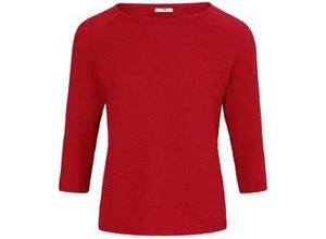 4061389510234 - Rundhals-Pullover aus 100% SUPIMA®-Baumwolle rot 38