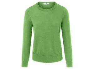 4061389518742 - Rundhals-Pullover aus 100% SUPIMA®-­Baumwolle grün 44