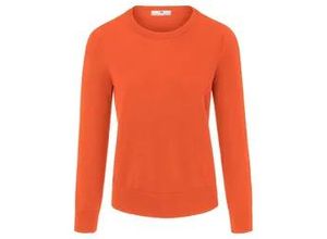 4061389518919 - Rundhals-Pullover aus 100% SUPIMA®-­Baumwolle orange 42