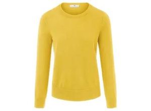 4061389518971 - Rundhals-Pullover aus 100% SUPIMA®-­Baumwolle gelb 36