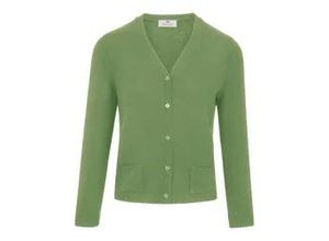 4061389520745 - Strickjacke aus 100% Premium-Kaschmir Cashmere grün 38 4061389520745 - Strickjacke aus 100% Premium-Kaschmir Cashmere grün 38