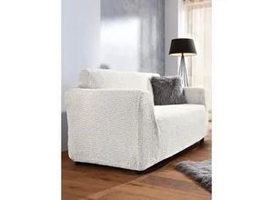 4061389551367 - Sofahusse für 2-Sitzer ca 75–90cm x 135–160cm weiss