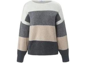 4061389639089 - PETER HAHN Strickpullover Damen Wolle beige gemustert