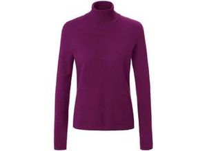 4061389640535 - Rollkragen-Pullover aus 100% Premium-Kaschmir Cashmere pink 36