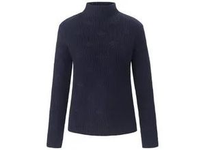 4061389642034 - PETER HAHN Strickpullover Damen Baumwolle marine