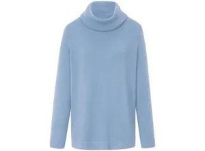 4061389657885 - Rollkragen-Pullover aus 100% Premium-Kaschmir Cashmere blau 36