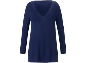 4061389788374 - V-Pullover blau 46