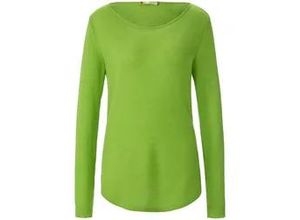 4061389801066 - Rundhals-Pullover aus 100% Premium-Kaschmir FLUFFY EARS grün 36 4061389801066 - Rundhals-Pullover aus 100% Premium-Kaschmir FLUFFY EARS grün 36