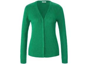 4061389802629 - Strickjacke aus 100% SUPIMA®-Baumwolle grün 38