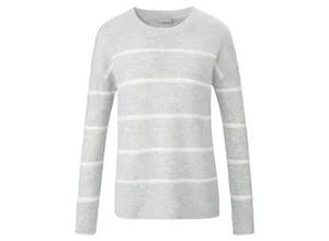 4061389802940 - Rundhals-Pullover aus 100% Premium-Kaschmir grau 40 4061389802940 - Rundhals-Pullover aus 100% Premium-Kaschmir grau 40