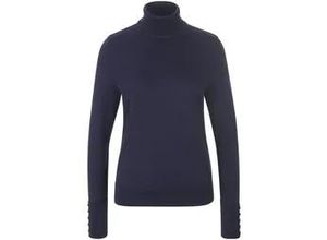 4061389924123 - Rollkragen-Pullover aus 100% SUPIMA®-Baumwolle blau 38