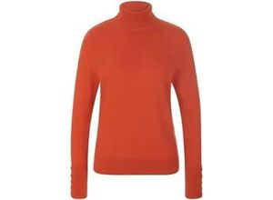 4061389924390 - Rollkragen-Pullover aus 100% SUPIMA®-Baumwolle orange 38